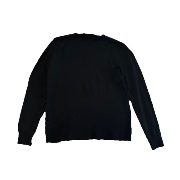 Banana Republic Women’s 100% Merino Wool Crewneck Knit Sweater Black Size M - Picture 4 of 4